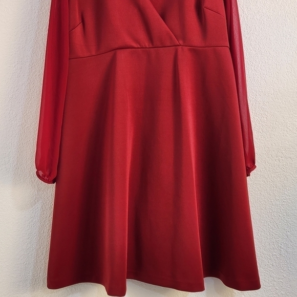MOTHERHOOD Maternity Red Dress Size: L - Picture 6 of 10